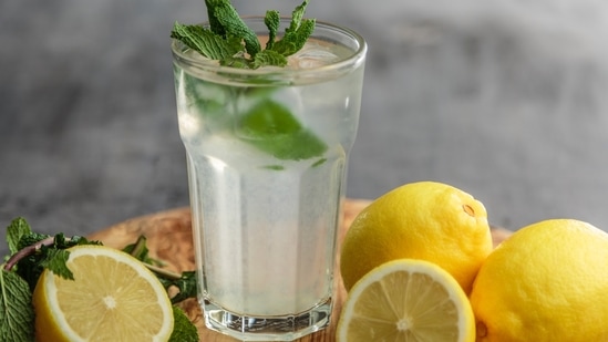 Lemon water: It is not just a refreshing drink but also has several health benefits. Drinking lemon water on an empty stomach can help boost immunity and provide an ample dose of vitamin C.(Unsplash)