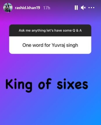 Rashid describes Yuvraj in one word
