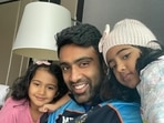 Team India's R Ashwin poses with his daughters. (Instagram/R Ashwin) Team India's R Ashwin poses with his daughters. (Instagram/R Ashwin)