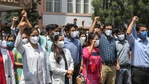 MP junior doctors' stir: Govt issues hostel eviction notices(PTI) MP junior doctors' stir: Govt issues hostel eviction notices(PTI)