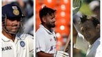Virender Sehwag, Rishabh Pant and Adam Gilchrist.(File) Virender Sehwag, Rishabh Pant and Adam Gilchrist.(File)