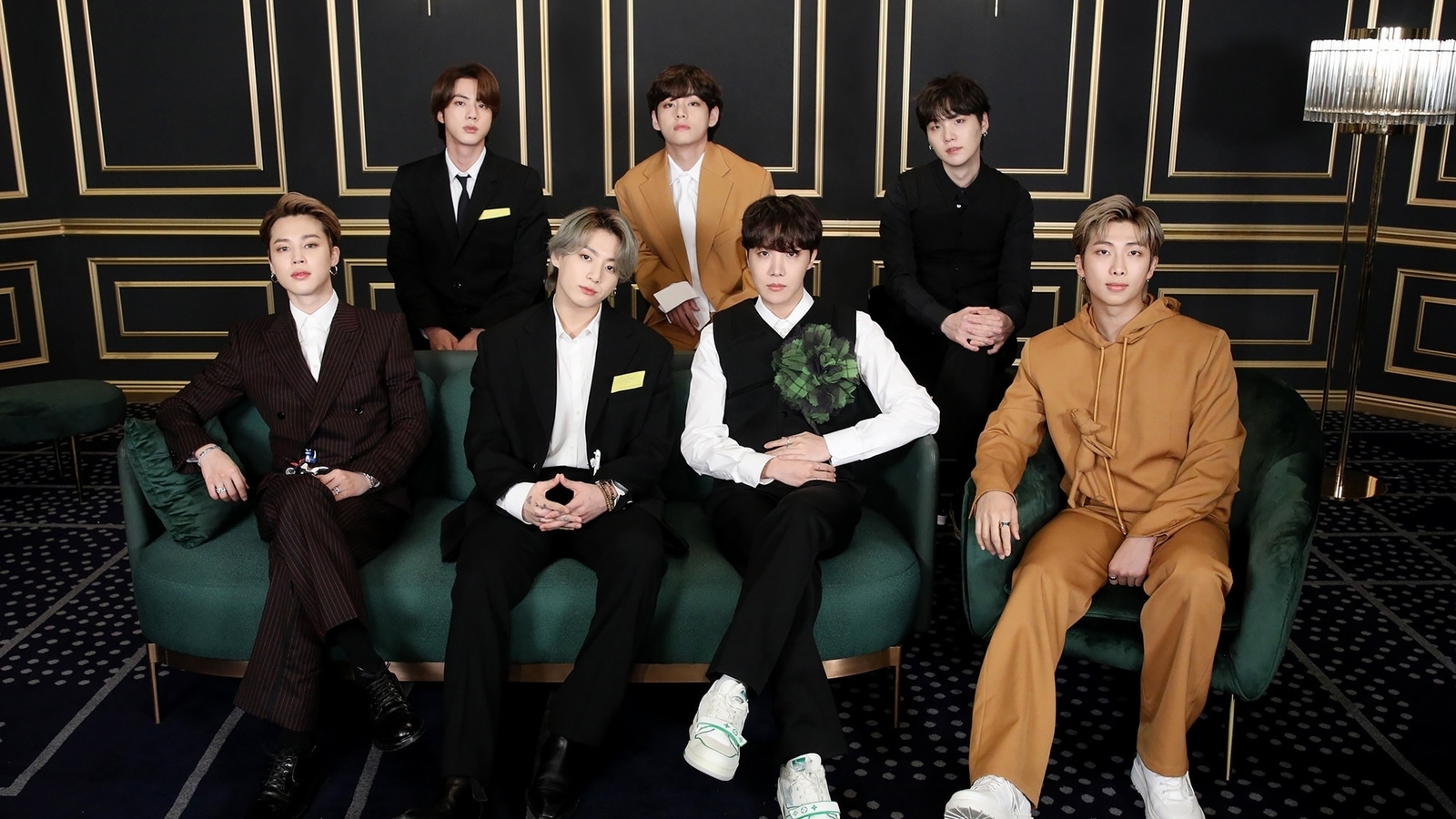 See BTS' Jin, Jimin, Suga, V, Jungkook, RM, and J-Hope's Grammys 2022 Looks