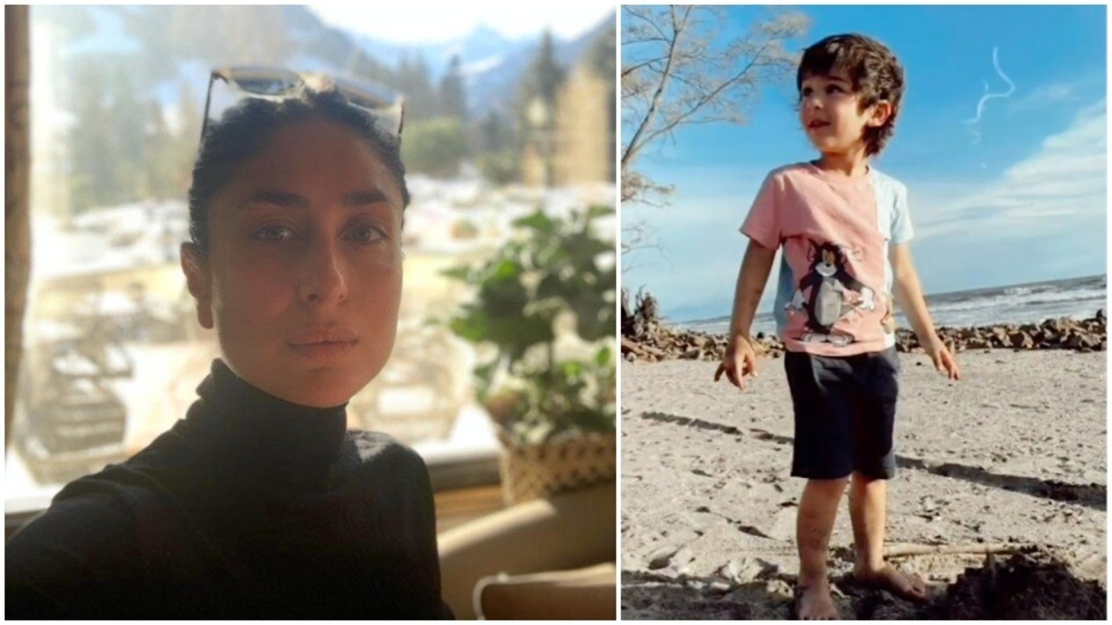 Kareena Kapoor shares video of Taimur playing on a beach on World ...