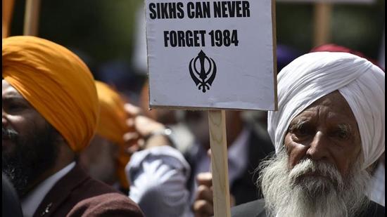 The ₹1,000-crore suit was filed by the SGPC, under its then president Gurcharan Singh Tohra, in the Delhi high court in March 1985. (Reuters) The ₹1,000-crore suit was filed by the SGPC, under its then president Gurcharan Singh Tohra, in the Delhi high court in March 1985. (Reuters)