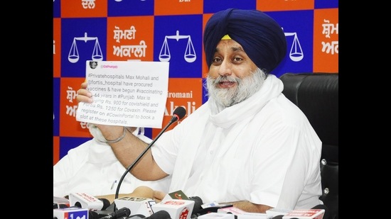 Profiteering during pandemic: Sukhbir to stage dharna outside Balbir Sidhu’s house