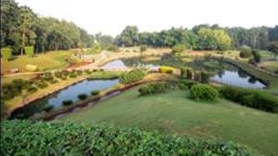 Okayama Friendship Garden or PuLa Deshpande Udyan on Sinhagad Road. (HT PHOTO)