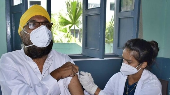 Punjab has vaccinated over 5.2 million beneficiaries till now. (Harsimar Pal Singh/HT file photo) Punjab has vaccinated over 5.2 million beneficiaries till now. (Harsimar Pal Singh/HT file photo)