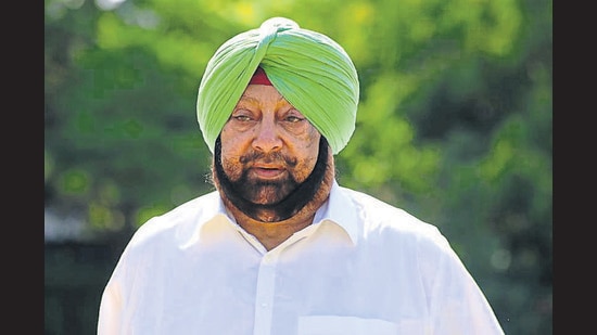After the meeting, Amarinder said the meeting was a routine introspection for the elections that are six months away. “These are inner-party discussions and I do not propose to share them with you,” he told reporters. (HT photo) After the meeting, Amarinder said the meeting was a routine introspection for the elections that are six months away. “These are inner-party discussions and I do not propose to share them with you,” he told reporters. (HT photo)