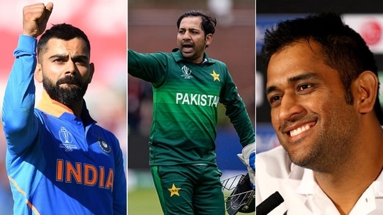 Virat Kohli, Sarfaraz Ahmed And Ms Dhoni. (Getty Images) Virat Kohli, Sarfaraz Ahmed and MS Dhoni. (Getty Images)