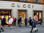 The luxury fashion brand has priced its newly rolled out footwear at USD 420 (for men at around  <span class='webrupee'>₹</span>30,660) and USD 470 (for women at around  <span class='webrupee'>₹</span>34,000).