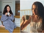 Bhagyashree shared two candid pictures on Sunday. Bhagyashree shared two candid pictures on Sunday.