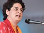 Congress leader Priyanka Gandhi Vadra also sharpened her attack on the Centre over the Central Vista project.(PTI Photo)