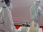 The Capital has added an average of 522 infections each day over the past week, less than half of the 1,246 average cases it added seven days ago. The Capital has added an average of 522 infections each day over the past week, less than half of the 1,246 average cases it added seven days ago.