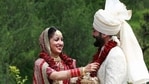 Foto de la boda de Yami Gautam y Aditya Dar. 