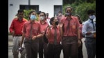 Students of class 12 exit after appearing for CBSE's Board Exam, September 22, 2020 (Sanchit Khanna/HT PHOTO) Students of class 12 exit after appearing for CBSE's Board Exam, September 22, 2020 (Sanchit Khanna/HT PHOTO)