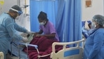 In the first two phases of the drive up to March 31, healthcare and frontline workers were covered exclusively, followed by Indians older than 60 and those above 45 who suffer from co-morbidities.(AFP) In the first two phases of the drive up to March 31, healthcare and frontline workers were covered exclusively, followed by Indians older than 60 and those above 45 who suffer from co-morbidities.(AFP)