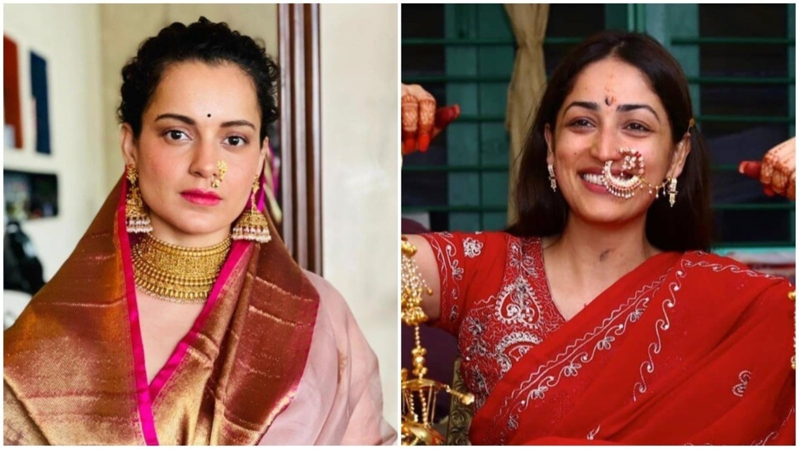 Kangana Ranaut praises 'raw mountain girl' Yami Gautam, shares photo of her as a bride