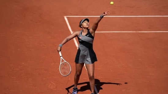 Naomi Osaka (JPN) in action during her match against Patricia Maria Tig (ROU) at Roland Garros Stadium. Mandatory Credit: Susan Mullane-USA TODAY Sports (USA TODAY Sports)