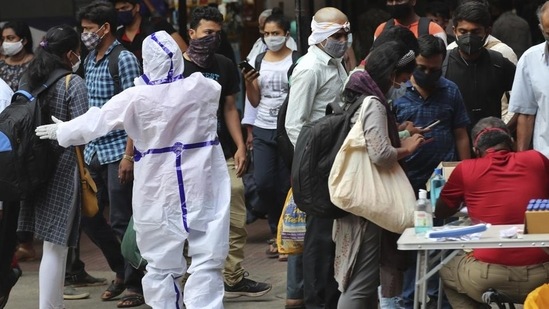The state breached the 10,000-mark in Covid-19 fatalities on July 11, 2020 (see box), and went on to cross an additional 10,000 every month till it crossed the 40,000-mark on October 10, 2020. (AP) The state breached the 10,000-mark in Covid-19 fatalities on July 11, 2020 (see box), and went on to cross an additional 10,000 every month till it crossed the 40,000-mark on October 10, 2020. (AP)