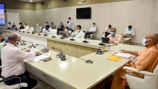 UP chief minister Yogi Adityanath has directed the officials to speed up the ongoing COvid-19 vaccination drive in the country. (PTI Photo) UP chief minister Yogi Adityanath has directed the officials to speed up the ongoing COvid-19 vaccination drive in the country. (PTI Photo)