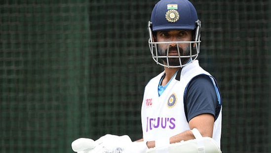 Ajinkya Rahane in the nets. (Getty Images) Ajinkya Rahane in the nets. (Getty Images)
