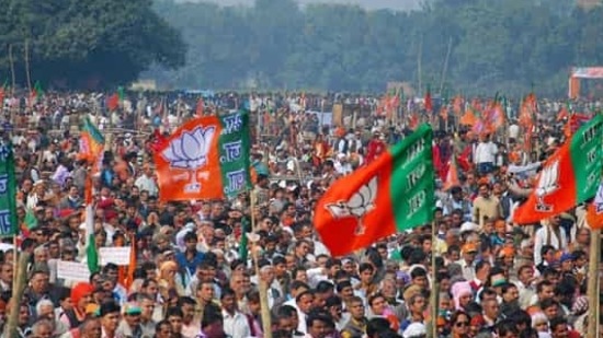 According to a person aware of the matter,after the meeting, Nadda and BJP’s general secretary (organisation) BL Santhosh and party general secretaries called on Prime Minister Narendra Modi to apprise him of the party’s plans for the upcoming elections. (PTI photo)</em) According to a person aware of the matter,after the meeting, Nadda and BJP’s general secretary (organisation) BL Santhosh and party general secretaries called on Prime Minister Narendra Modi to apprise him of the party’s plans for the upcoming elections. (PTI photo)</em)