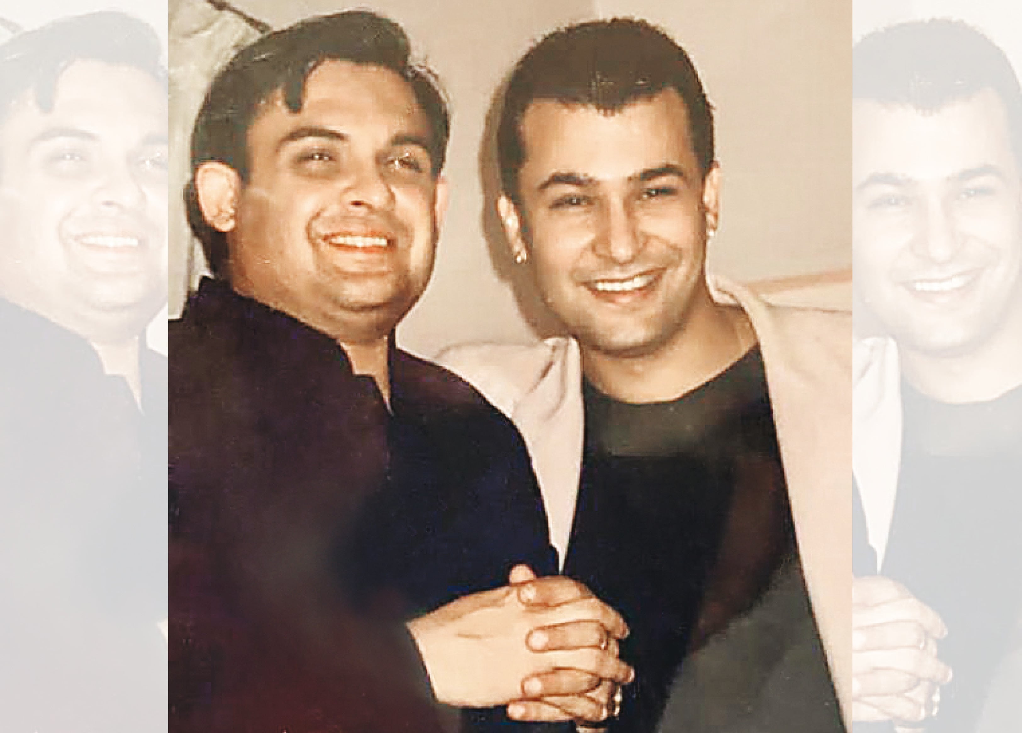 Ashish (right) with his friend and restaurateur (left) Marut Sikka Ashish (right) with his friend and restaurateur (left) Marut Sikka