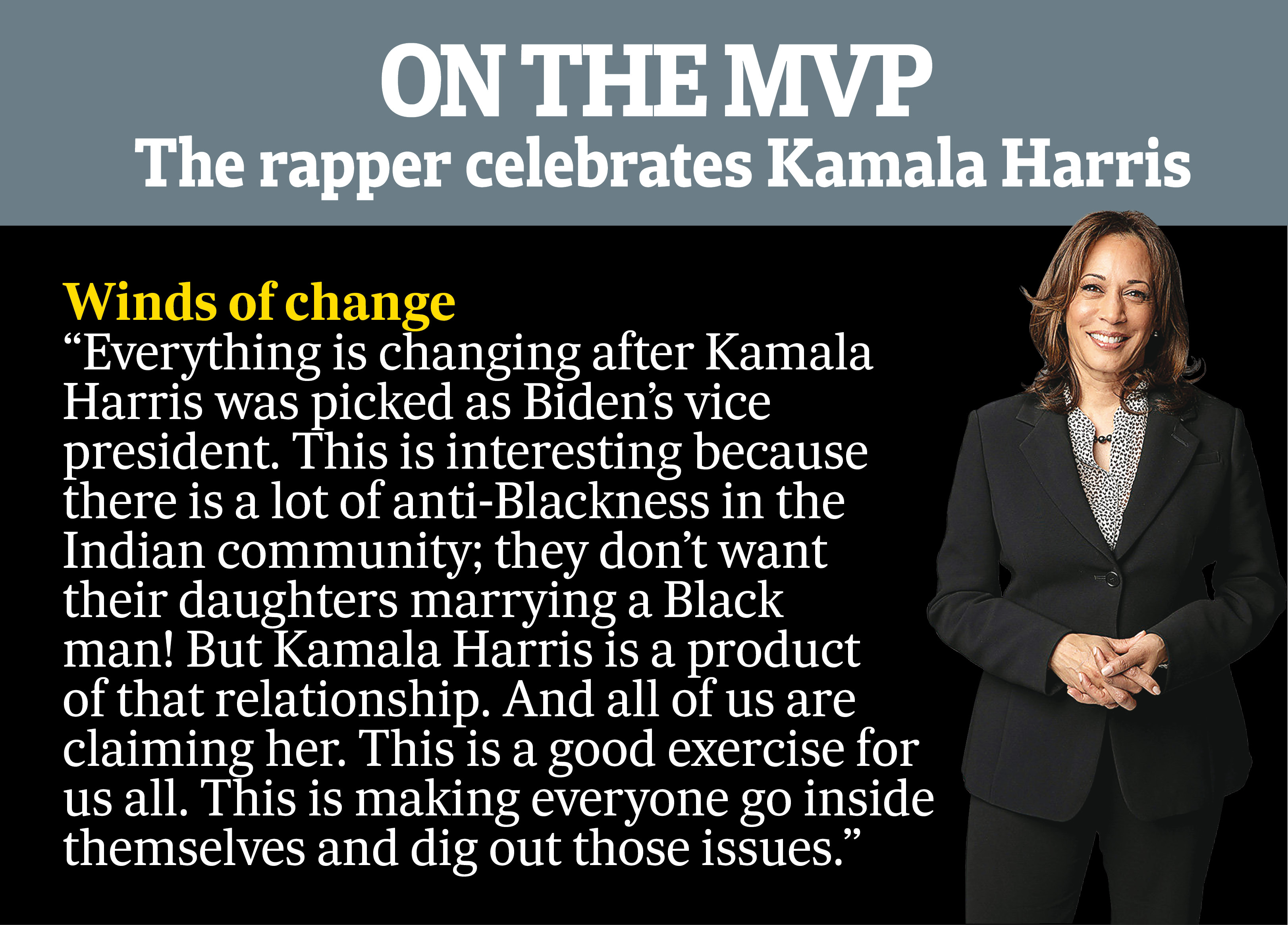 Raja Kumari on Kamala Harris Raja Kumari on Kamala Harris