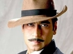 Ajay Devgn played Bhagat Singh in the Rajkumar Santoshi film. Ajay Devgn played Bhagat Singh in the Rajkumar Santoshi film.