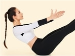 Malaika Arora does Naukasana to improve self-confidence, strengthen core muscles(Instagram/@malaikaaroraofficial) Malaika Arora does Naukasana to improve self-confidence, strengthen core muscles(Instagram/@malaikaaroraofficial)