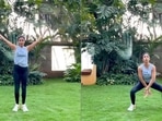 Shilpa Shetty turns Monday into ‘funday’ with ‘open and close squat challenge’(Instagram/theshilpashetty)