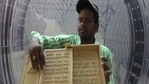 Odisha artist carves Hindu holy book, Hanuman Chalisa in wood, wants to present it PM Narendra Modi and Odisha CM Naveen Patnaik. Odisha artist carves Hindu holy book, Hanuman Chalisa in wood, wants to present it PM Narendra Modi and Odisha CM Naveen Patnaik.