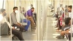 On the first day of the unlocking process from the COVID-19 induced lockdown in the national capital, passengers were seen commuting through Delhi Metro which has resumed services. On the first day of the unlocking process from the COVID-19 induced lockdown in the national capital, passengers were seen commuting through Delhi Metro which has resumed services.