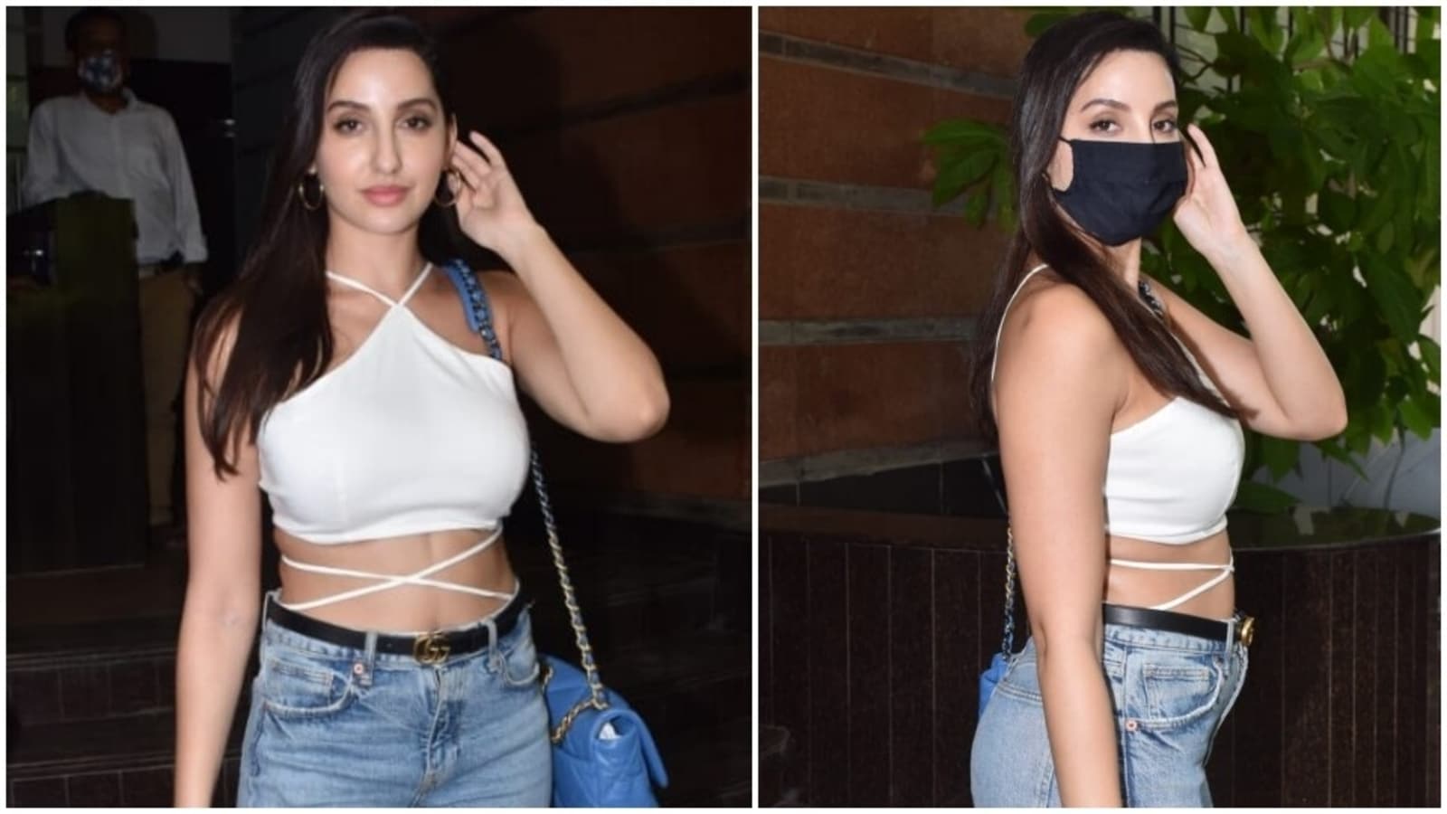 Nora Fatehi Is A Casual Chic Stylista At The Airport With A Crop