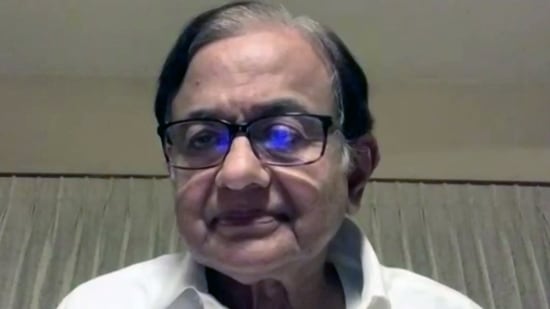 Former Union minister and Congress leader P Chidambaram. (ANI) Former Union minister and Congress leader P Chidambaram. (ANI)