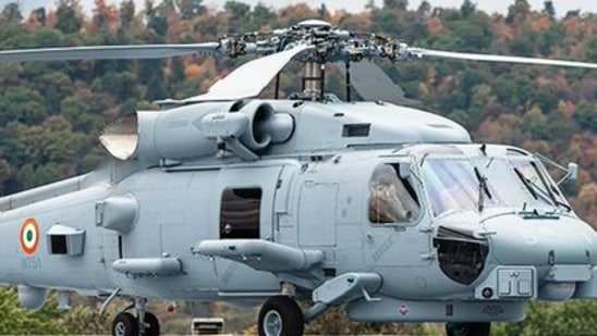 File photo: MH-60R chopper(Twitter/@LMIndiaNews) File photo: MH-60R chopper(Twitter/@LMIndiaNews)
