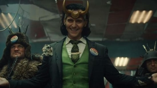 Tom Hiddleston as Loki, in the first trailer for the upcoming Marvel series.