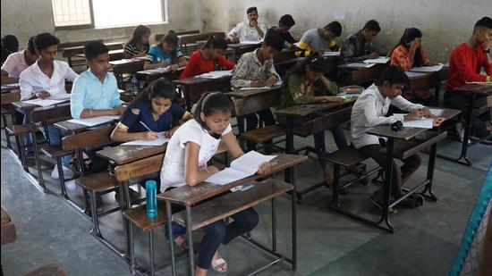 The announcement of the schedule for class 10 and 12 board exams in West Bengal was stalled at the last minute on Wednesday.(Photo by Praful Gangurde/ HT Photo)