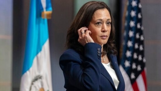“Corruption does not know borders. We have to follow the money and we have to stop it,” US Vice President Kamala Harris said.(AP)