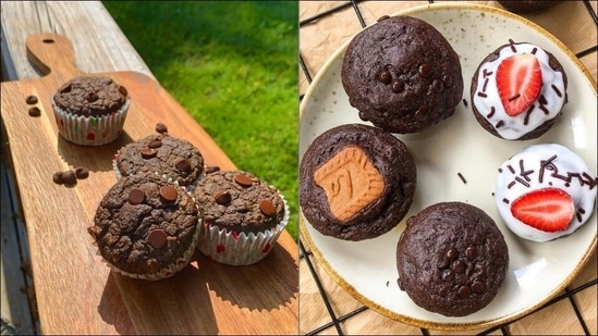 Happiness is freshly baked muffins and this recipe of Mocha Oat Muffins is proof(Instagram/fitpipmunchies)