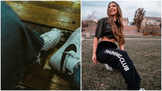 Baggy pants and t-shirt: This outfit can get a little too comfortable but you cannot say no to this one because what better clothes than loose ones right?(Unsplash)