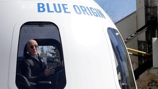 "Ever since I was five years old, I've dreamed of traveling to space. On July 20th, I will take that journey with my brother," Jeff Bezos said in an Instagram post (Reuters File Photo) "Ever since I was five years old, I've dreamed of traveling to space. On July 20th, I will take that journey with my brother," Jeff Bezos said in an Instagram post (Reuters File Photo)