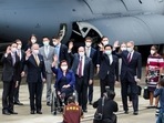 The three senators, Tammy Duckworth, Dan Sullivan and Christopher Coons, visited Taipei for around three hours on Sunday where they met President Tsai Ing-wen and announced the donation of 750,000 Covid-19 vaccine doses for the island.