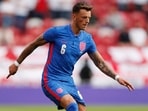 England's Ben White in action