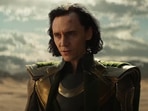 Tom Hiddleston in a still from the Marvel TV show, Loki.