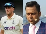 England pacer Ollie Robinson (left) and file photo of Aakash Chopra.(HT Collage) England pacer Ollie Robinson (left) and file photo of Aakash Chopra.(HT Collage)