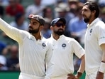 Virat Kohli (L), Mohammed Shami and Ishant Sharma (R).(Getty Images) Virat Kohli (L), Mohammed Shami and Ishant Sharma (R).(Getty Images)