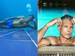 Milind Soman's sleeping Vishnu pose, underwater, raises the bar of fitness goals(Instagram/milindrunning)