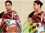 Vidya Balan in printed saree announces Sherni is here, see new pics(Instagram/@balanvidya) Vidya Balan in printed saree announces Sherni is here, see new pics(Instagram/@balanvidya)