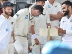 Kane Williamson and Virat Kohli during the 2020 Test series. (Getty Images) Kane Williamson and Virat Kohli during the 2020 Test series. (Getty Images)